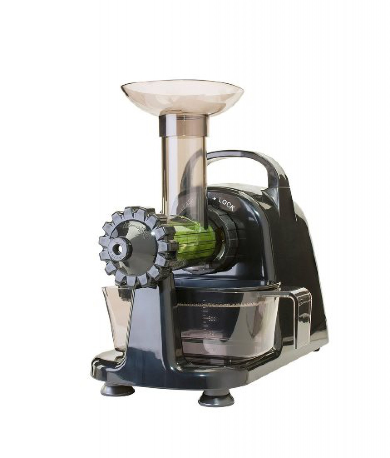 Elektromos búzafűprés (Lexen Healthy Juicer) Fekete Búzafűprés