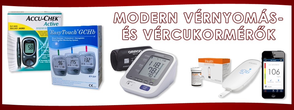 Vérnyomásmérők - vércukorszint mérők