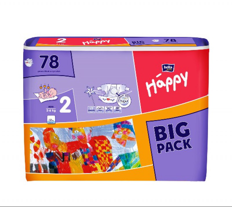 Bella Happy Mini pelenka (3-6kg) x78