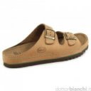 Scholl Airbag papucs - Nyers, Fekete