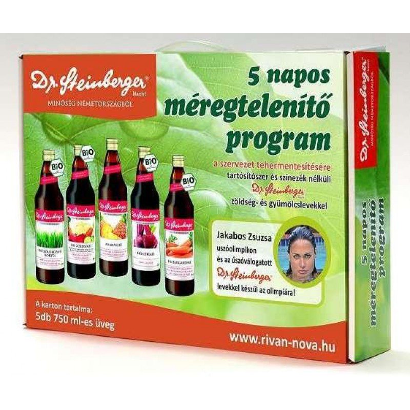 Dr.Steinberger 5 napos Fitness program (5x750 ml) méregtelenítő léböjt