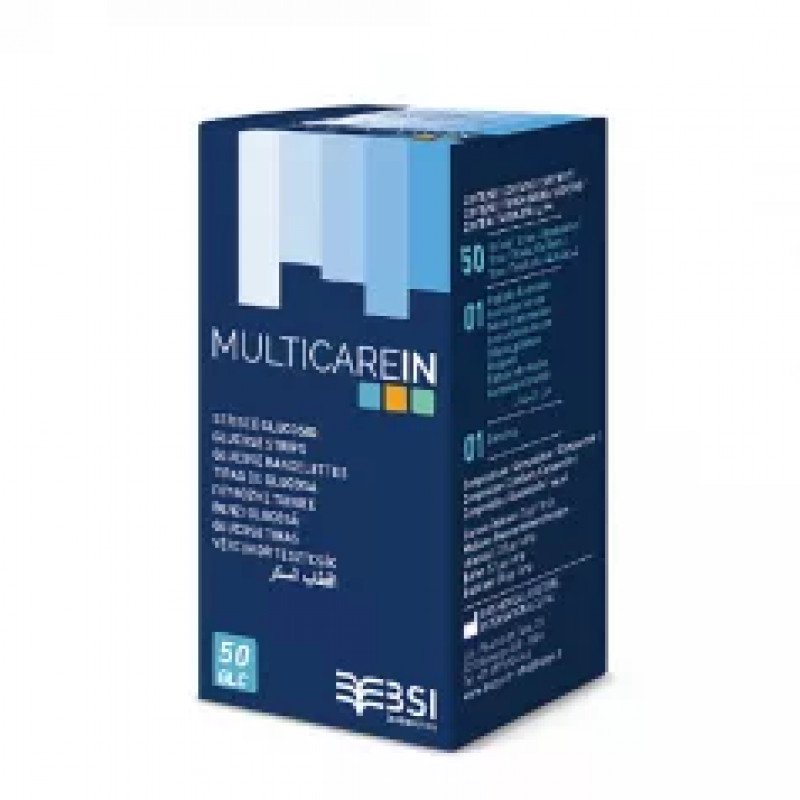 Multicare in - vércukor tesztcsík (2x25db)