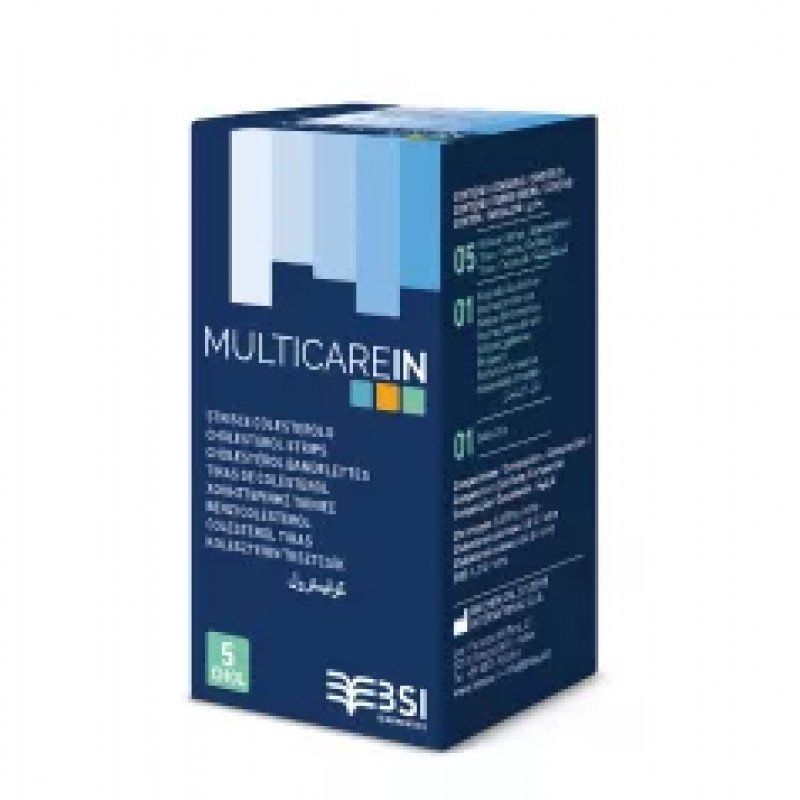 Multicare in - koleszterin tesztcsík (5db)