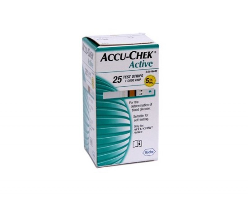 Accu-chek - vércukor tesztcsík (25db)
