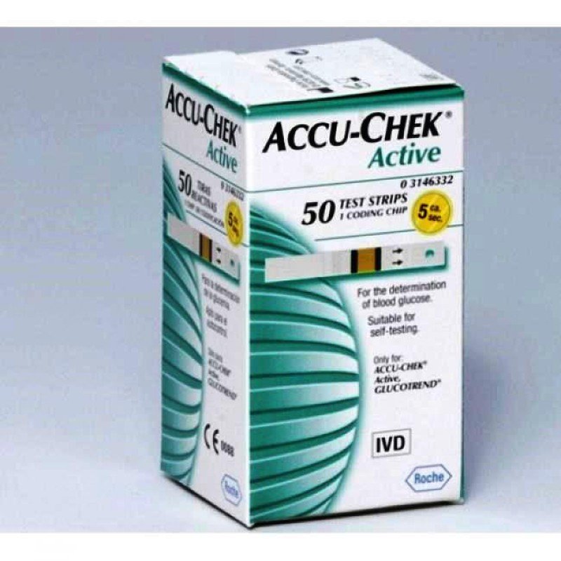 Accu-chek - vércukor tesztcsík (50db)