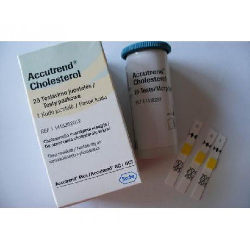 Accutrend - koleszterin tesztcsík (25db)