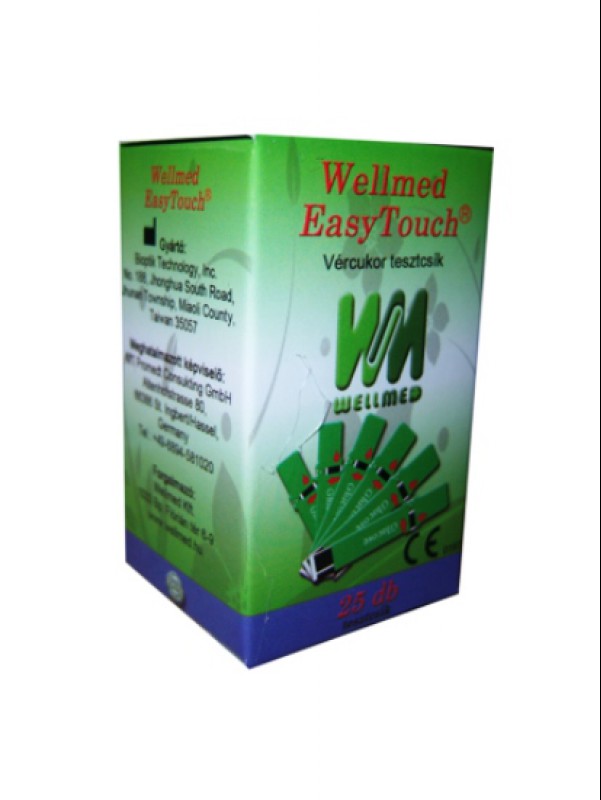 Wellmed Easy Touch - vércukor tesztcsík (25db)