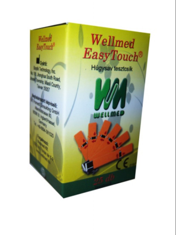 Wellmed Easy Touch húgysav tesztcsík (25db)