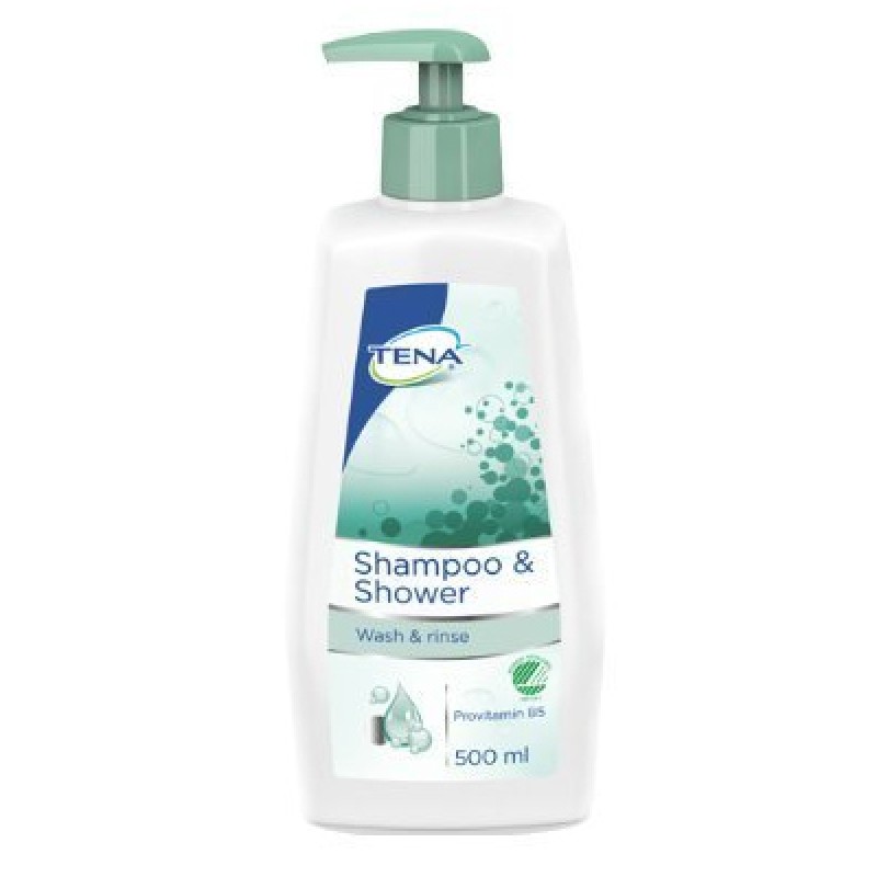 Tena tusfürdő, sampon.