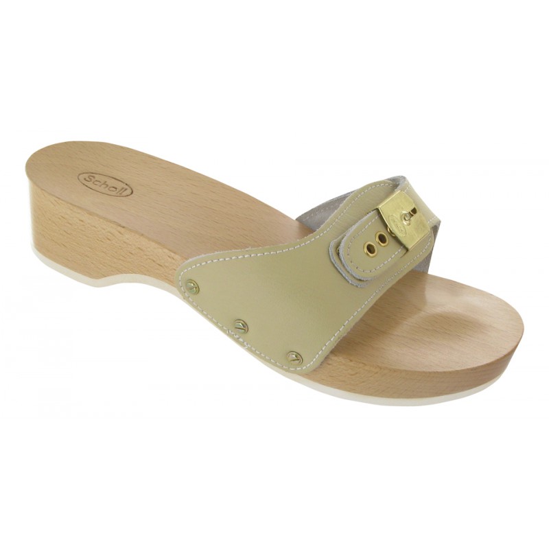 Scholl Pescura Heel homok- női papucs